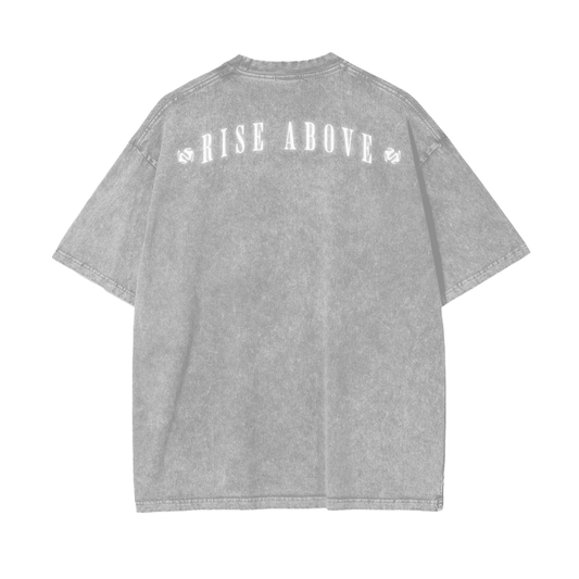 RiseAbove Acid Wash Oversize Tee