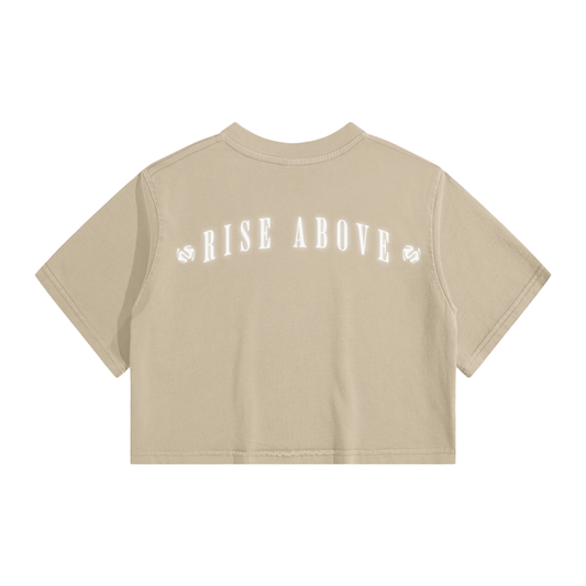 RiseAbove Washed Crop Top